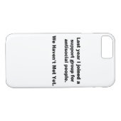 Antisociale groep Case-Mate iPhone case (Achterkant (Horizontaal))