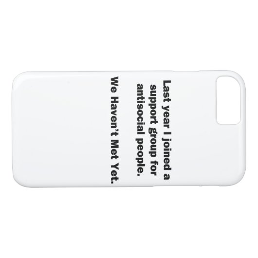 Antisociale groep Case-Mate iPhone case (Achterkant (Horizontaal))