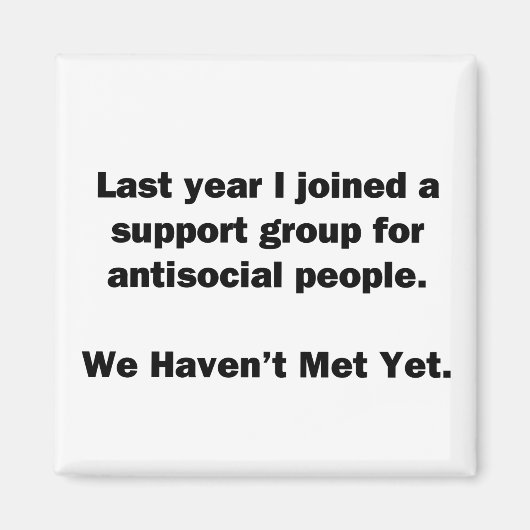 Antisociale groep magneet (Voorkant)