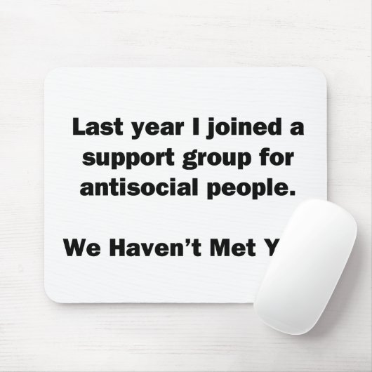 Antisociale groep muismat (Met muis)