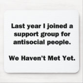 Antisociale groep muismat (Voorkant)