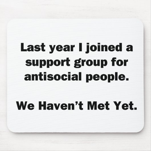 Antisociale groep muismat (Voorkant)