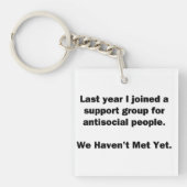 Antisociale groep sleutelhanger (Voorkant)