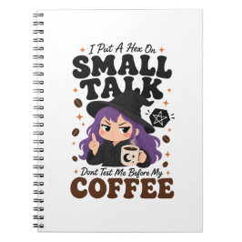 Antisociale Heks Dagboek Grappig Halloween Cadeau Notitieboek