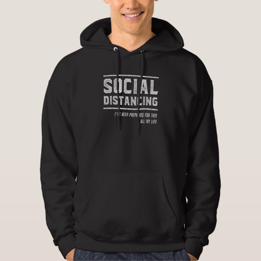 Antisociale Introvert Hoodie (Voorkant)