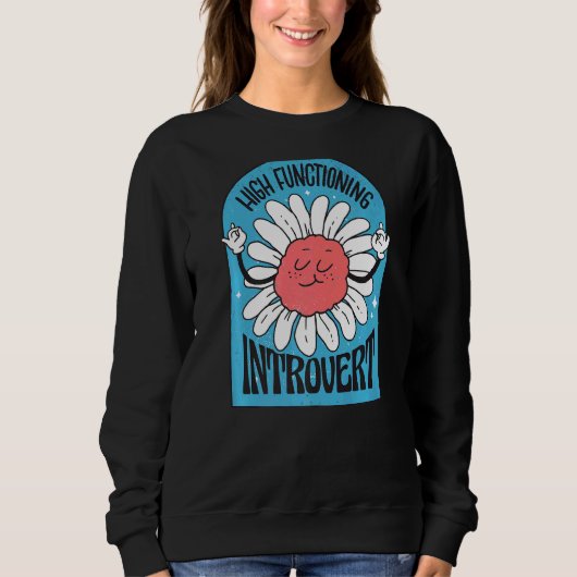 Antisociale introverte bloem trui (Voorkant)
