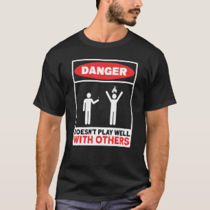 Antisociale introverte haatmensen Anti-sociale ASO T-shirt