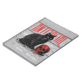 Antisociale kat en schedel notitieboek (Linkerzijde)