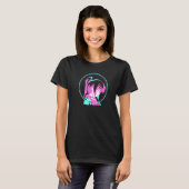 Antisociale kleding voor dampgolf Japans esthetisc T-shirt (Voorkant volledig)