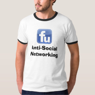 Antisociale netwerken t-shirt