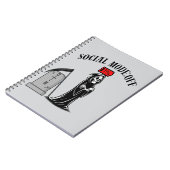 Antisociale Reaper introvert Notitieboek (Linkerzijde)