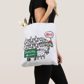 Antisociale schapen tote bag (Dichtbij)