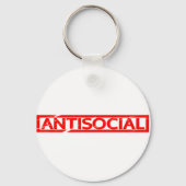 Antisociale Stamp Sleutelhanger (Achterkant)