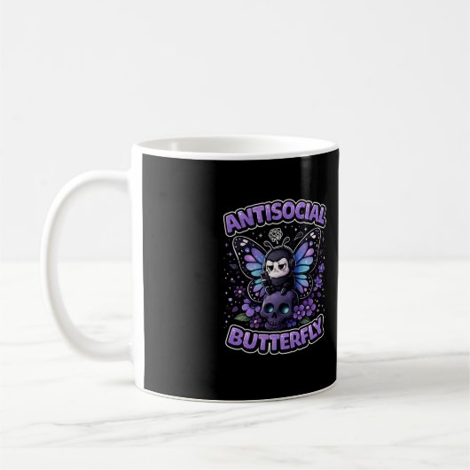 Antisociale Vlinder Koffiemok (Links)