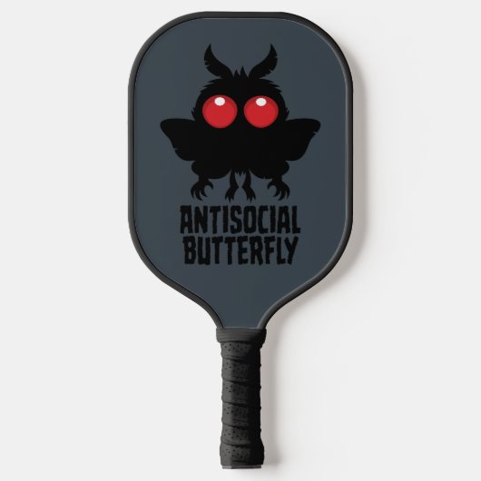 Antisociale Vlinder Mothman Cryptid Pickleball Paddle (Voorkant)
