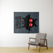 Antisociale Vlinder Mothman Cryptid Wandkleed (In Situ (horizontaal))