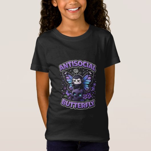 Antisociale Vlinder T-shirt (Voorkant)