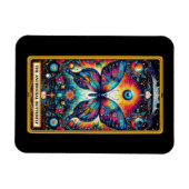 Antisociale Vlinder Tarot Kaart Magnet Magneet (Horizontaal)