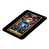 Antisociale Vlinder Tarot Kaart Magnet Magneet (Linkerzijde)