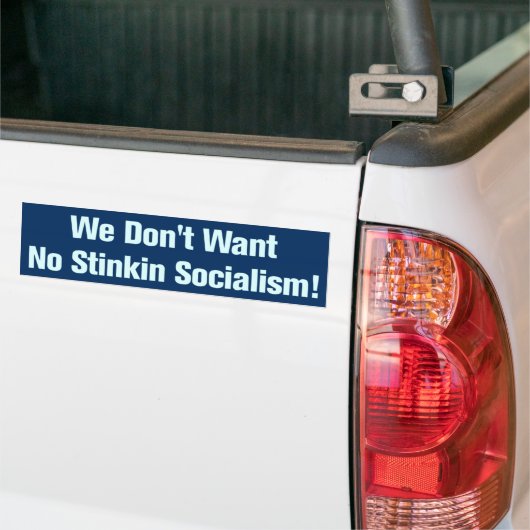 antisocialisme bumpersticker (Op Truck)