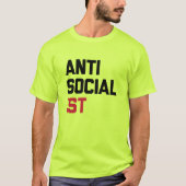 antisocialist t-shirt (Voorkant)