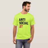 antisocialist t-shirt (Voorkant volledig)