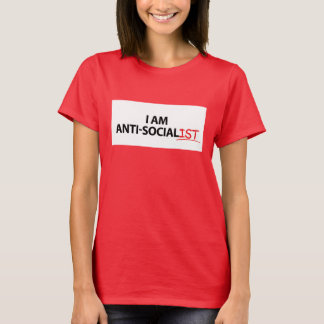 antisocialistisch t-shirt