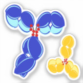Antistof geneesmiddelconjugaat DAR8 op cysteïnes Sticker (Voorkant)