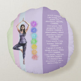 ANTISTRESS CALM CHAKRA VISUALIZATION relax Rond Kussen