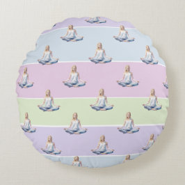 ANTISTRESS CALM MEDITATION RELAX PASTEL CHAKRA ROND KUSSEN