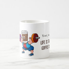 ANTISTRESS Life is tough, but coffee is strong Koffiemok