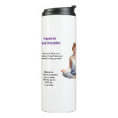 Antistress Peace serenity Chakra Relax calm Thermosbeker (Gedraaid links)