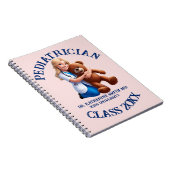 antistress pediatrician teddy bear kids university notitieboek (Rechterzijde)