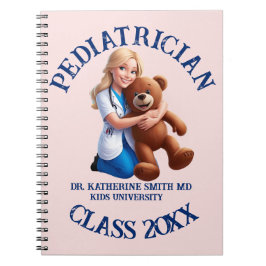 antistress pediatrician teddy bear kids university notitieboek