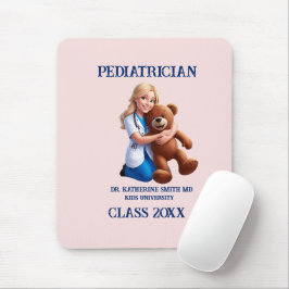 antistress pediatrician teddy bear pink university muismat