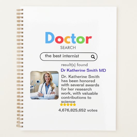 ANTISTRESS PHYSICIAN DOCTOR google INTERNIST Planner (Voorkant)