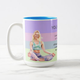 ANTISTRESS RELAX CALM GIRL YOGA CHAKRA TWEEKLEURIGE KOFFIEMOK