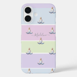 ANTISTRESS  relax calm meditation pastel  iPhone 16 Hoesje