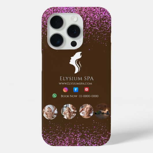 ANTISTRESS RELAX CALM SPA COSMETIC BRANDING Case-Mate iPhone CASE (Achterkant)