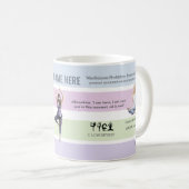 AntiStress Serene Meditation Midfulness Koffiemok (Voorkant rechts)