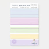 AntiStress Serene Meditation Yoga Chakras relax Post-it® Notes (Voorkant)