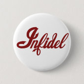 antitheïst ronde button 5,7 cm (Voorkant)