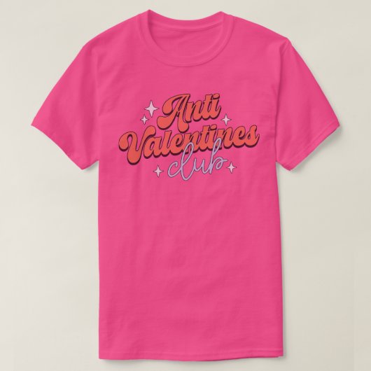 AntiValentijnsclub T-shirt (Design voorkant)