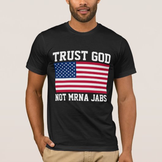 ANTIVAX TRUST GOD T-SHIRTS (Voorkant)