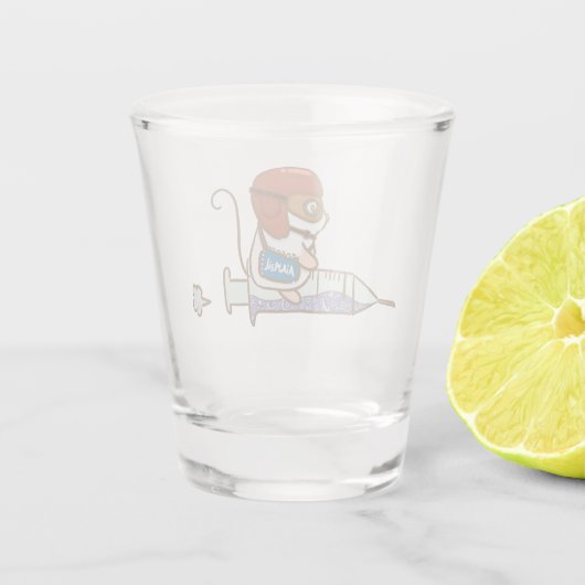 Antivirus Shot Glas (Achterkant)