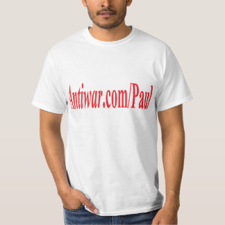 Antiwar dot com Paul T-shirt