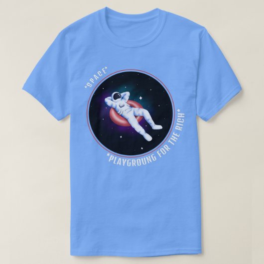 Antiwork Space Race T-shirt (Design voorkant)