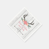 Antler Baby shower Napkins Servet (Hoek)