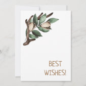 Antler met groen Briefkaart (Achterkant)