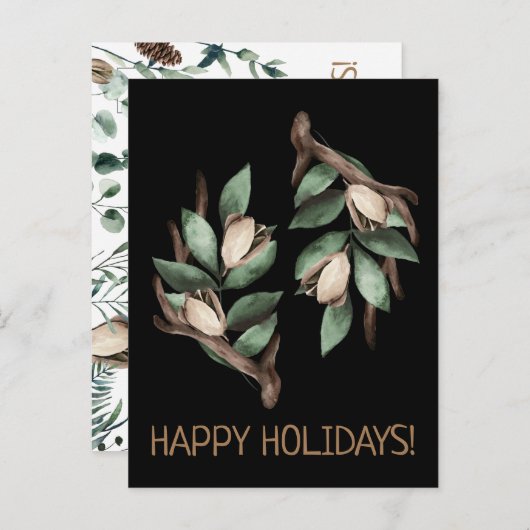 Antler met groen Briefkaart (Voorkant / Achterkant)